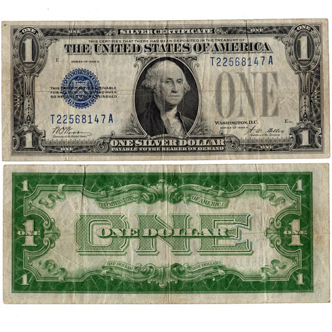 1928-A $1 Silver Certificate "Funny Back" Fr. 1601 - Very Fine