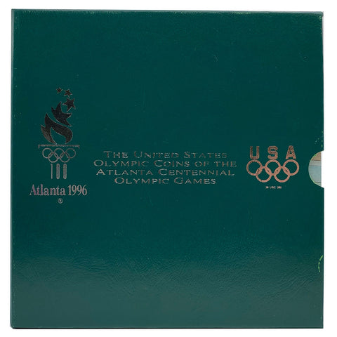 1995/6 Atlanta Centennial Olympic Games Half Dollar Young Collectors Set of Four