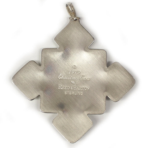 1979 Reed & Barton Sterling Silver Christmas Ornament