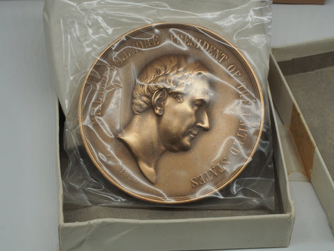Washington to Nixon Presidential Inauguration Bronze 3'' Medal Set - 38 Medals