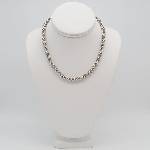 Lagos Caviar Sterling Silver Beaded Necklace