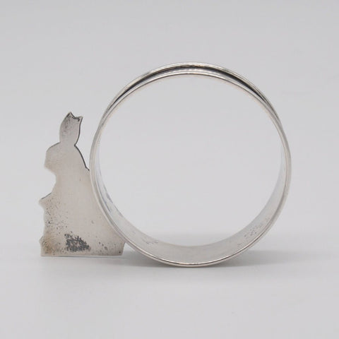 Webster Sterling Silver Rabbit Napkin Ring Holder
