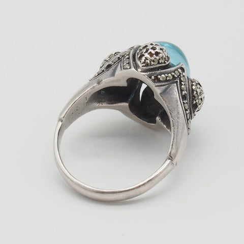 Theodore Fahrner Sterling Art Deco Ring