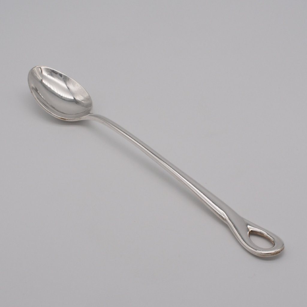 Tiny Tiffany Bird Baby Spoon in Sterling Silver