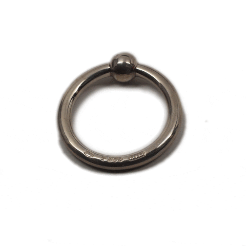 Tiffany Sterling Silver Baby Rattler/Teething Ring