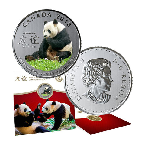 2018 Royal Canadian Mint $8 Silver Panda Gift of Friendship Set