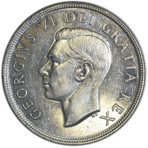 1950 Canadian Silver Dollar - Uncirculated