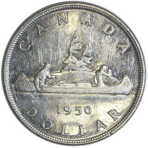 1950 Canadian Silver Dollar - Uncirculated