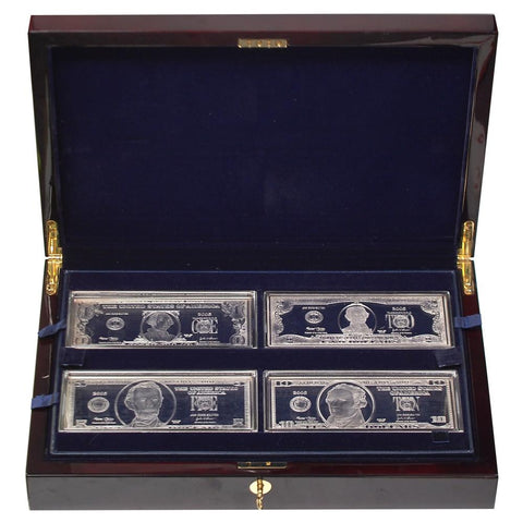 The Washington Mint 24 oz .999 Silver Currency Set w/ Display Box