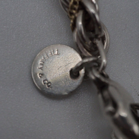 Tiffany & Co. Sterling Silver & 18K Gold Rope Bracelet