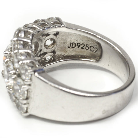 Jean Dousset JD Sterling CZ Ring - Size 7