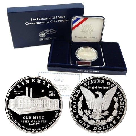 2006-S San. Francisco Old Mint Commemorative Proof Silver Dollar w/OGP & COA