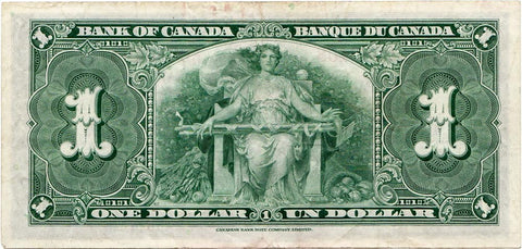 1937 $1 Bank of Canada Gordon | Towers ~ Crisp Very Fine