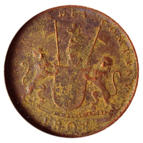 1809 Admiral Gardner Shipwreck Coin w/ Plastic Display Case & C.O.A.