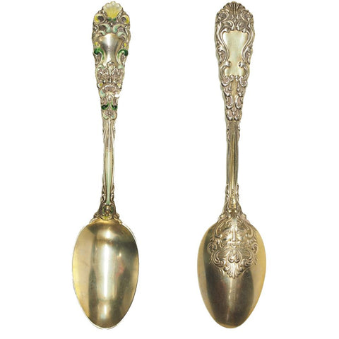 Dominick & Haff Renaissance Enamel Sterling Silver Spoon