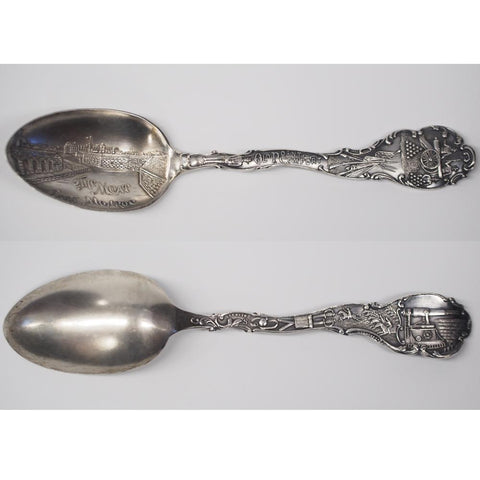 Sterling Silver Old Point Comfort The Moat Fort Monroe Souvenir Spoon