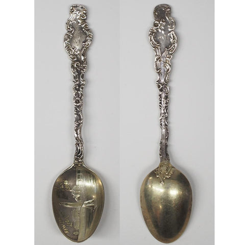 Durgin New London Sterling Silver Souvenir Spoon