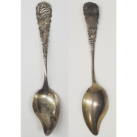1892 Wendell Sterling Silver Las. Angeles CA. Jelly/Preserves Souvenir Spoon