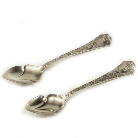 Pair of SSMC-Saart Sterling Silver Grapefruit Spoons