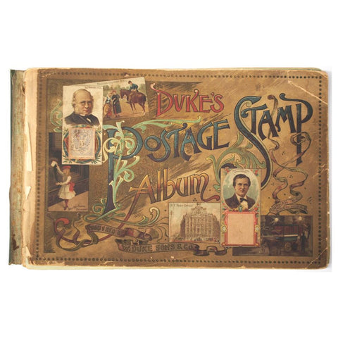 Rare Duke's Postage Stamp Album (1880-1910)