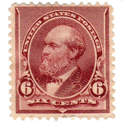 United States Six Cent James Garfield Scott #224 Stamp - Used