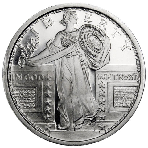 Highland Mint Standing Liberty Design 1 oz Silver Rounds