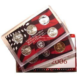 2006-S Statehood 10 Coin Silver Proof Set, In Original Mint Box with COA