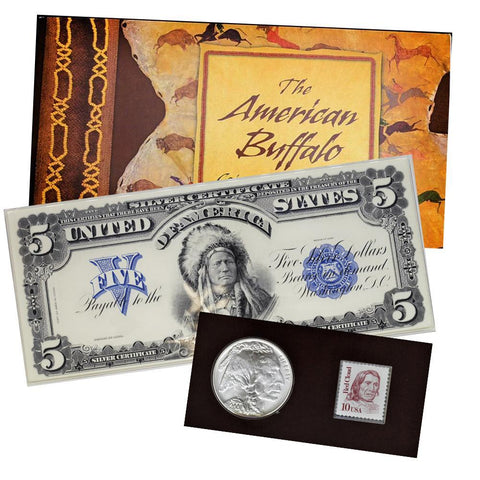 2001 American Buffalo Coin and Currency Set