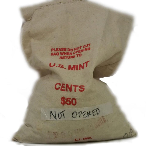 $50 Mint Bag of 2001 Lincoln Cents