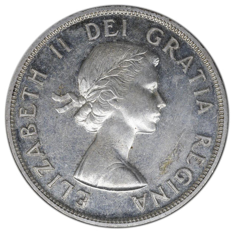 1957-WL Canada Silver Dollar KM.54 - PQ Brilliant Uncirculated