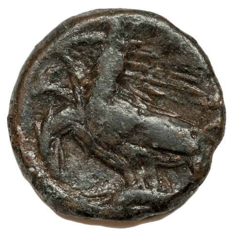 Ancient Greek - Sicily, Akragas (Agrigentum) AE 18 275-240 BC ~ Fine