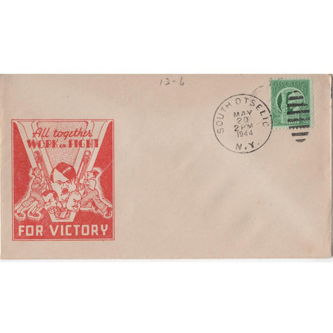 May 20, 1944 "All Together Work or Fight for Victory!" WW2 Patriotic Cover