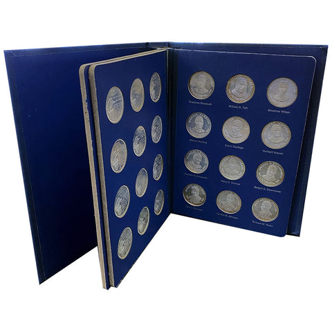 36-Coin Franklin Mint & American Express U.S. Presidents Sterling Silver Medal Set