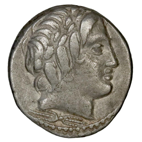 Roman Republic, Anonymous 86 BC Denarius 3.89 g - Very Fine