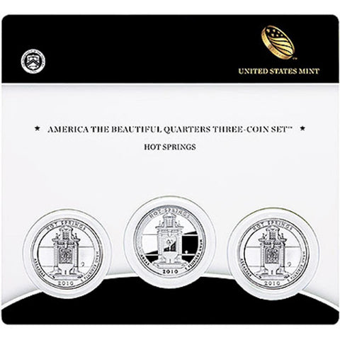 America The Beautiful Three-Coin Sets from the U.S. Mint