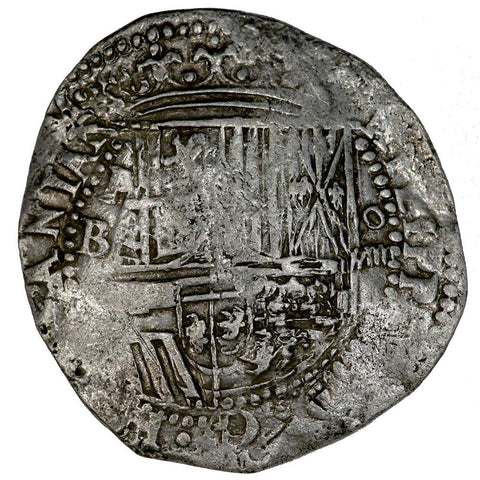 Atocha Shipwreck (1576-1587) Silver 8 Reales Potosi Philip II Grade 1 Treasure Coin With COA