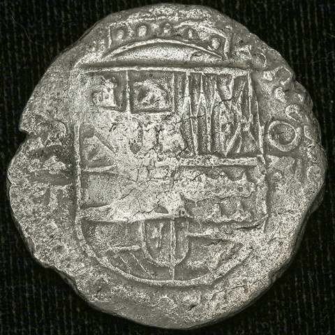 Atocha Shipwreck Bolivia Silver 8 Reales Potosi Philip III Grade 2 Treasure Coin With COA