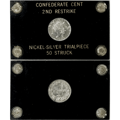 1861 (1961) Confederate Cent, Bashlow Restrike, Nickel-Silver, Breen-8012 - Choice Uncirculated