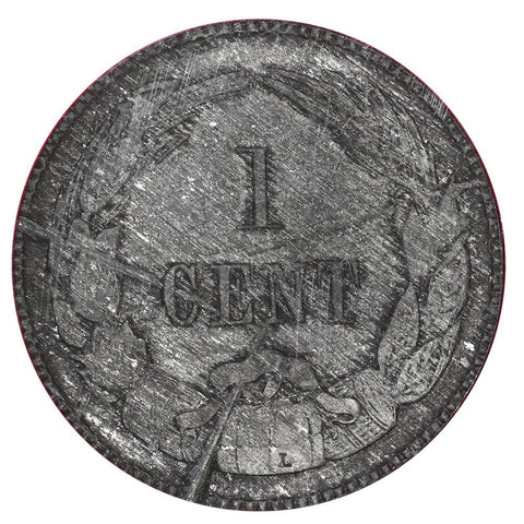 1861 (1961) Confederate Cent, Bashlow Restrike, Zinc, Breen-8018 - Unc Details