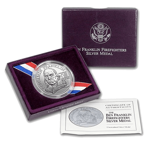 1992 Ben Franklin Firefighters Medal