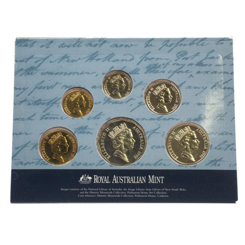 1998 Bass and Flinders Uncirculated 6-Coin Set - PQBU in OGP