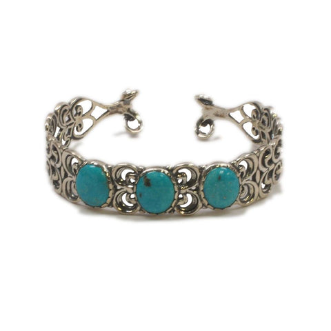 Carolyn Pollack Changing Seasons Turquoise Cuff Bracelet Winter
