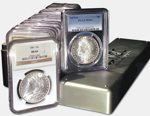 10 Different PCGS or NGC MS 64 Pre-1921 Morgan Dollars Deal