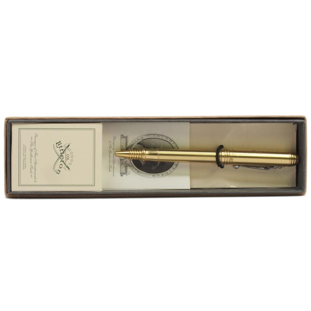 Col.Littletonボールペン Col. Littleton Brass No. 1 Ballpoint Pen