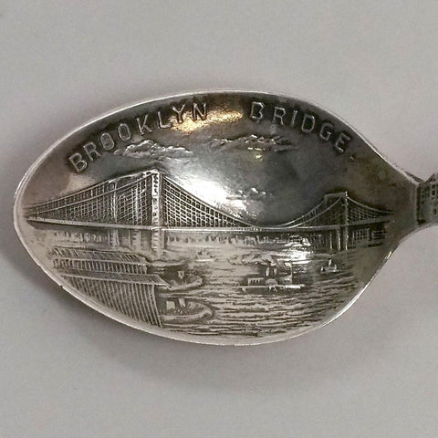 Brooklyn Bridge Sterling Souvenir Spoon
