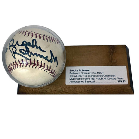 Brooks Robinson (Orioles) Hall of Fame 1983 Autographed Baseball
