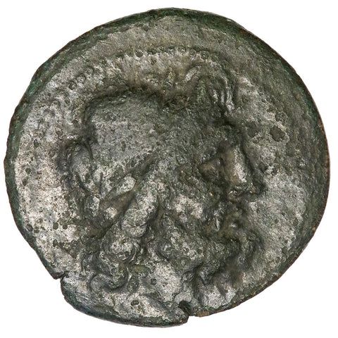 Bruttium, Brettii AE Reduced Uncia c. 215-205 B.C. ~ Very Good+