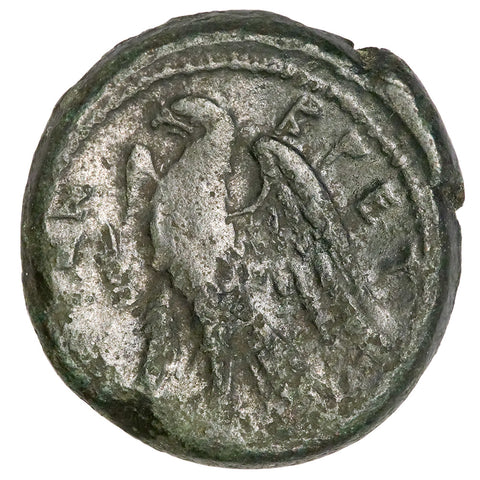 Bruttium, Brettii AE Reduced Uncia c. 215-205 B.C. ~ Very Good+