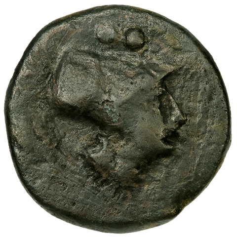 Ancient Greek - Apulia, Caelia AE19 Sextans, c. 220-150 BC, Fine