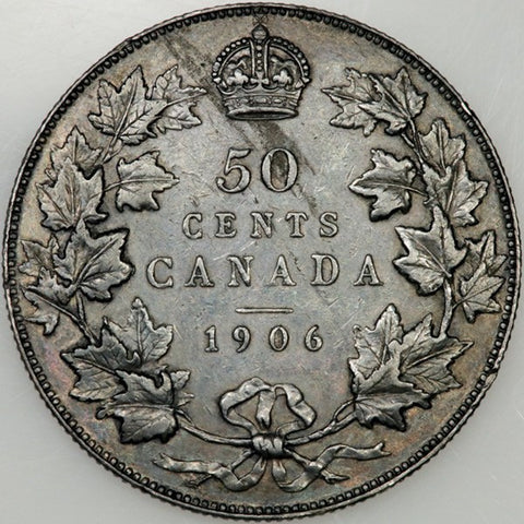 1906 Canada 50 Cent Silver KM.12 - Extremely Fine
